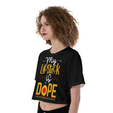 Lipstick Is Dope Cropped T-Shirt